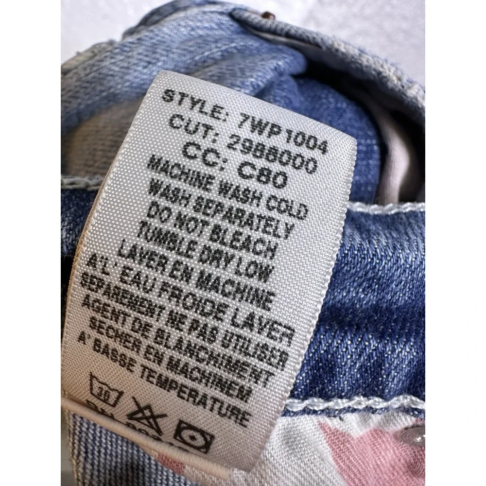 Lucky Brand Blue Jeans 12/31 Mid Rise Gene Montesano Classic Rider Sugar Crop - Picture 12 of 12